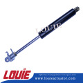 Lockable gas spring for bus cargo side door